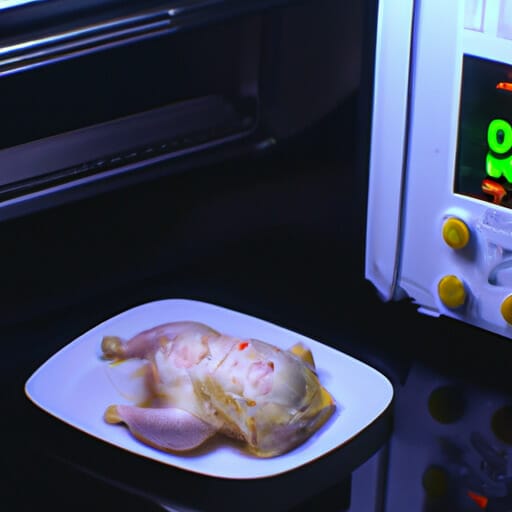 How To Defrost Chicken In The Microwave.?