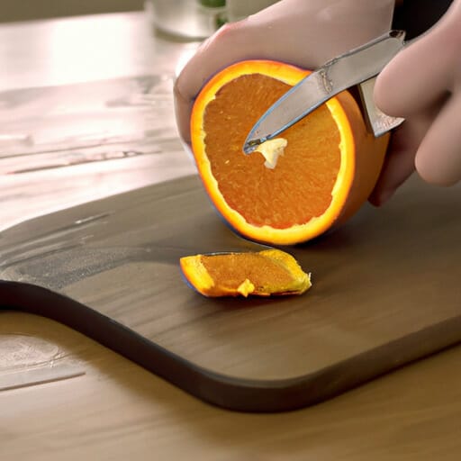 How To Cut An Orange?